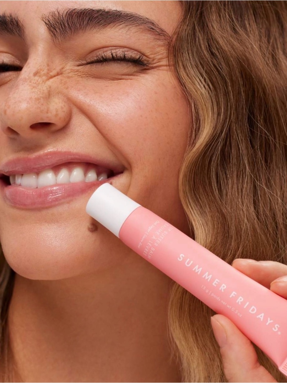 Summer Fridays Pink Sugar Lip Butter Balm - Picture 2 of 3